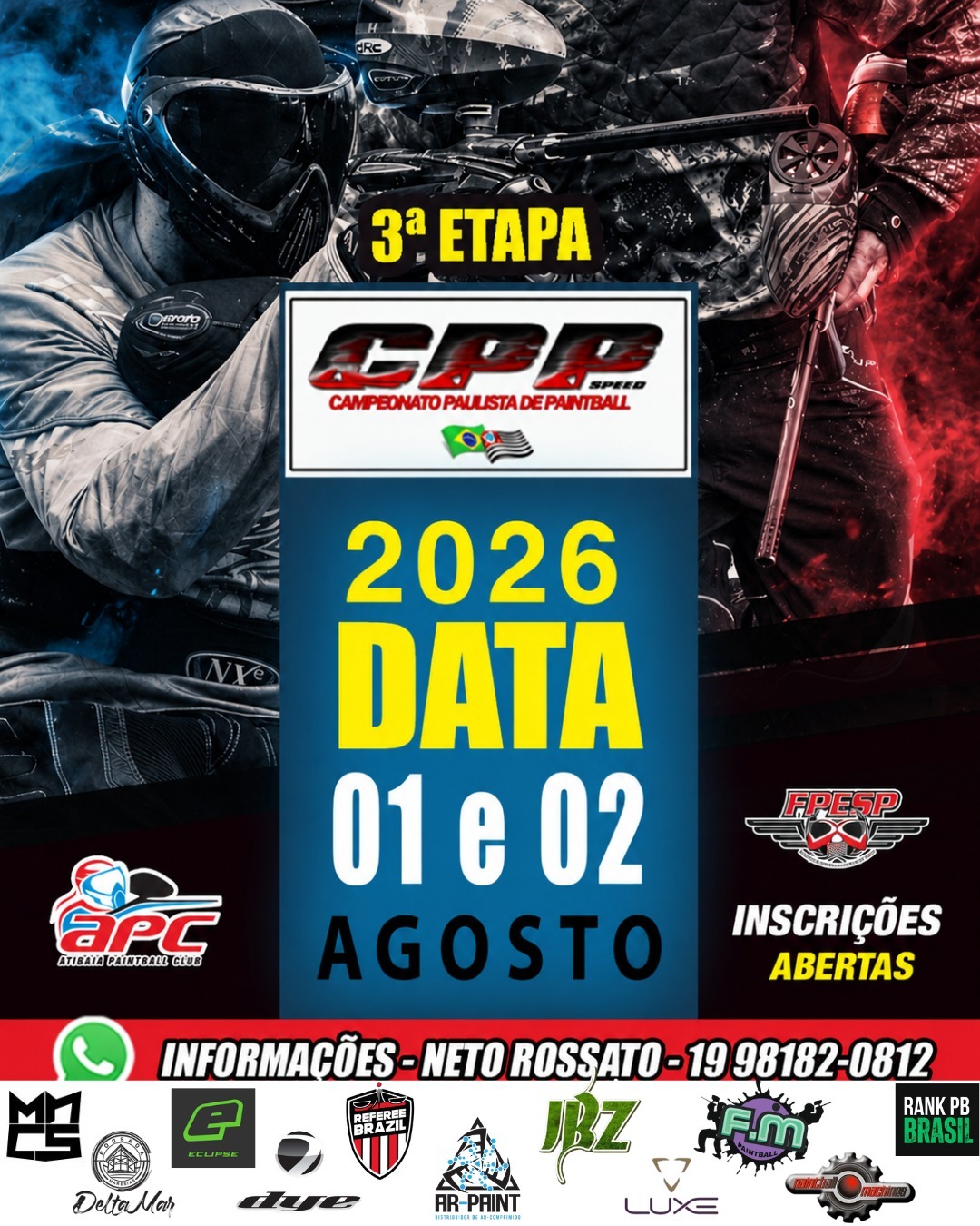 Imagem CPP - Campeonato Paulista de Paintball